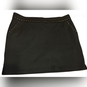 Ladies Black Skort By Greg Norman GN Label Size XL